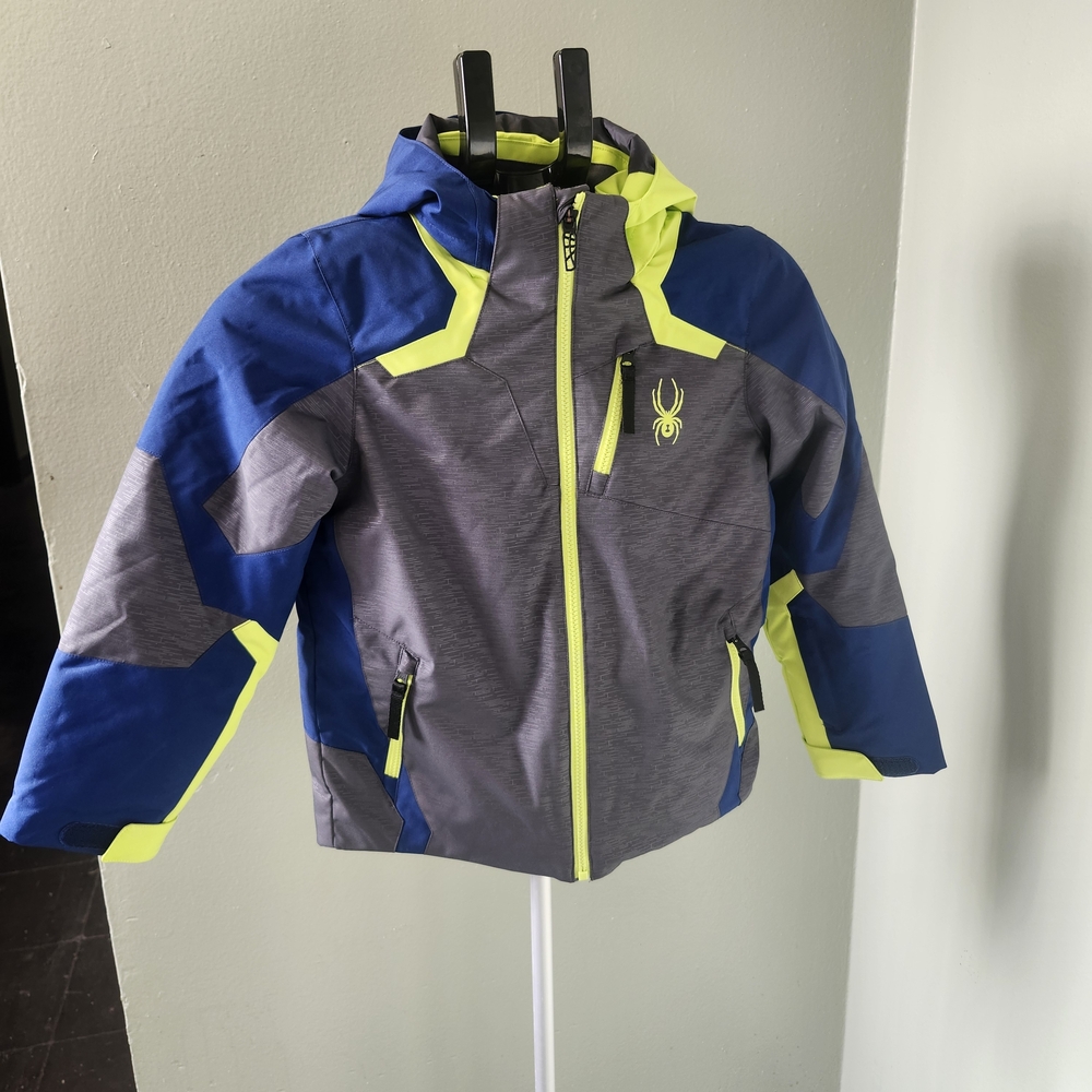 Spyder Kids Gray and Blue Jacket